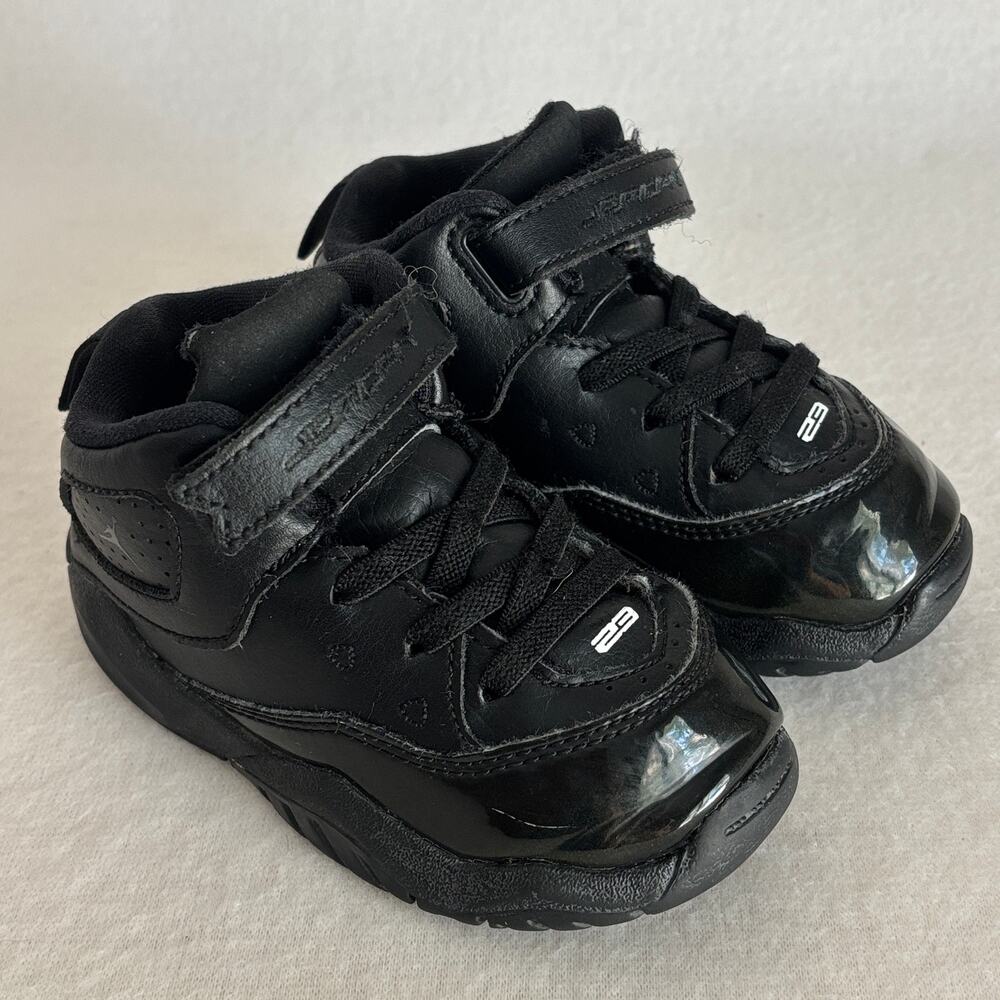 Nike Air Jordan Triple Black B'Loyal Toddler Basketball Sneakers Size 7C